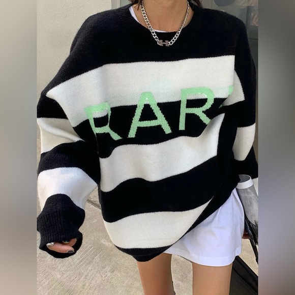 Rare Oversized Stripe Sweater‎ - Picture 1 of 3